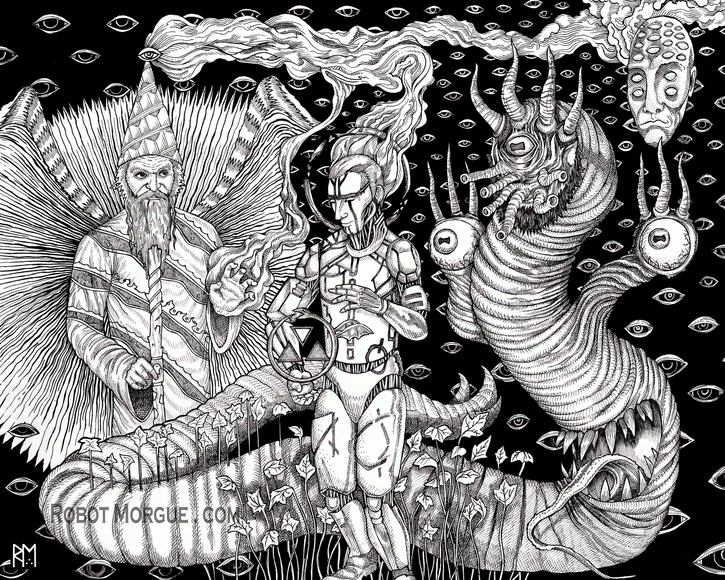 Eternal Return - Ouroboros Fine Art Print | Karma & Rebirth Poster