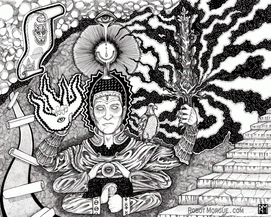 Arms of the Gods — Many-Armed Deity Fine Art Print | Divine Cosmic Wall Art