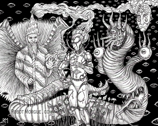 Eternal Return - Ouroboros Fine Art Print | Karma & Rebirth Poster