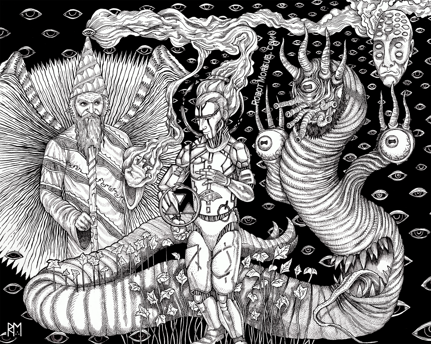 Eternal Return - Ouroboros Fine Art Print | Karma & Rebirth Poster