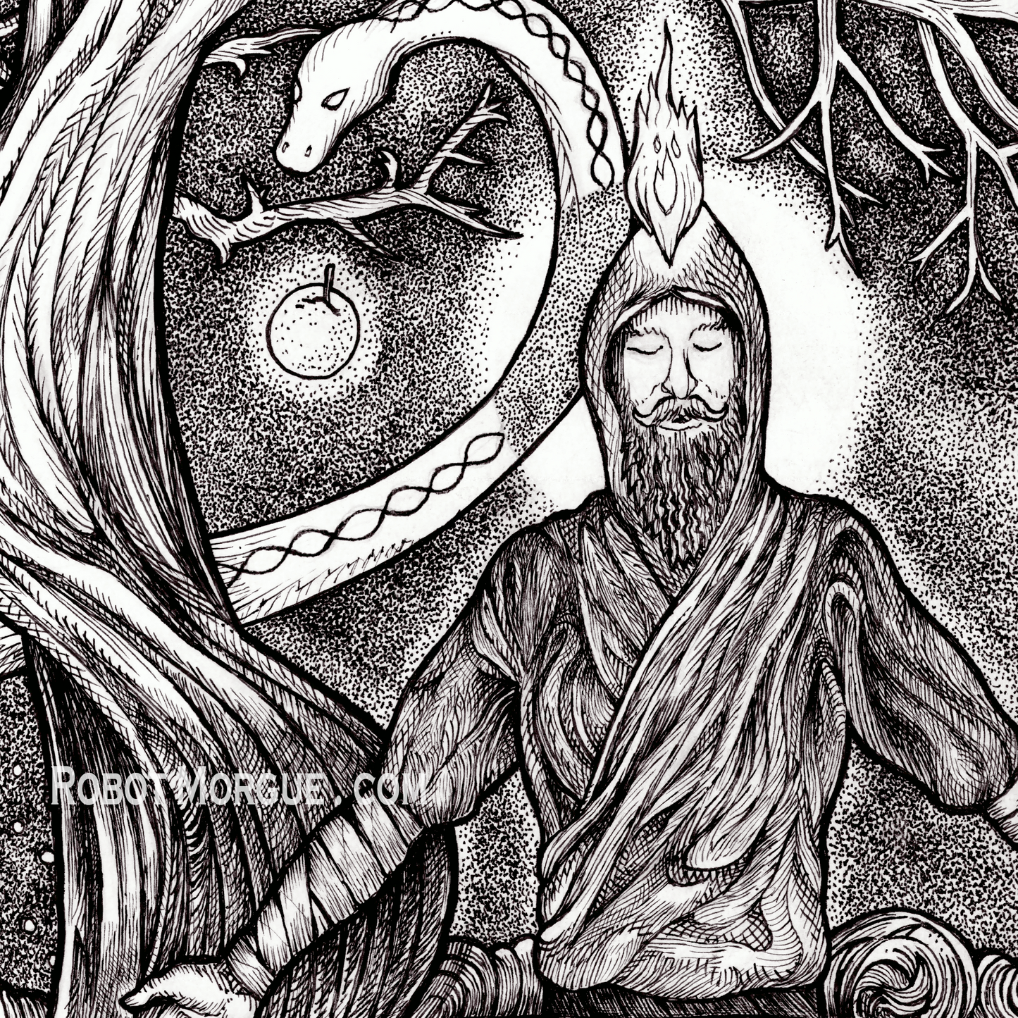Pillars of Balance — Sacred Duality Fine Art Print | Equilibrium Wall Art
