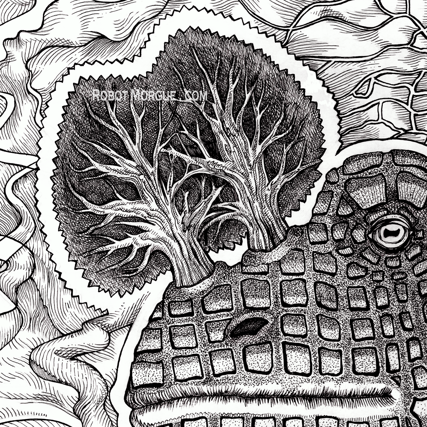 Treehorn — Surreal Forest Animal Fine Art Print